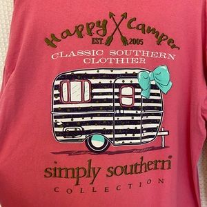 Simply Southern Happy Camper Long Sleeve T-Shirt
